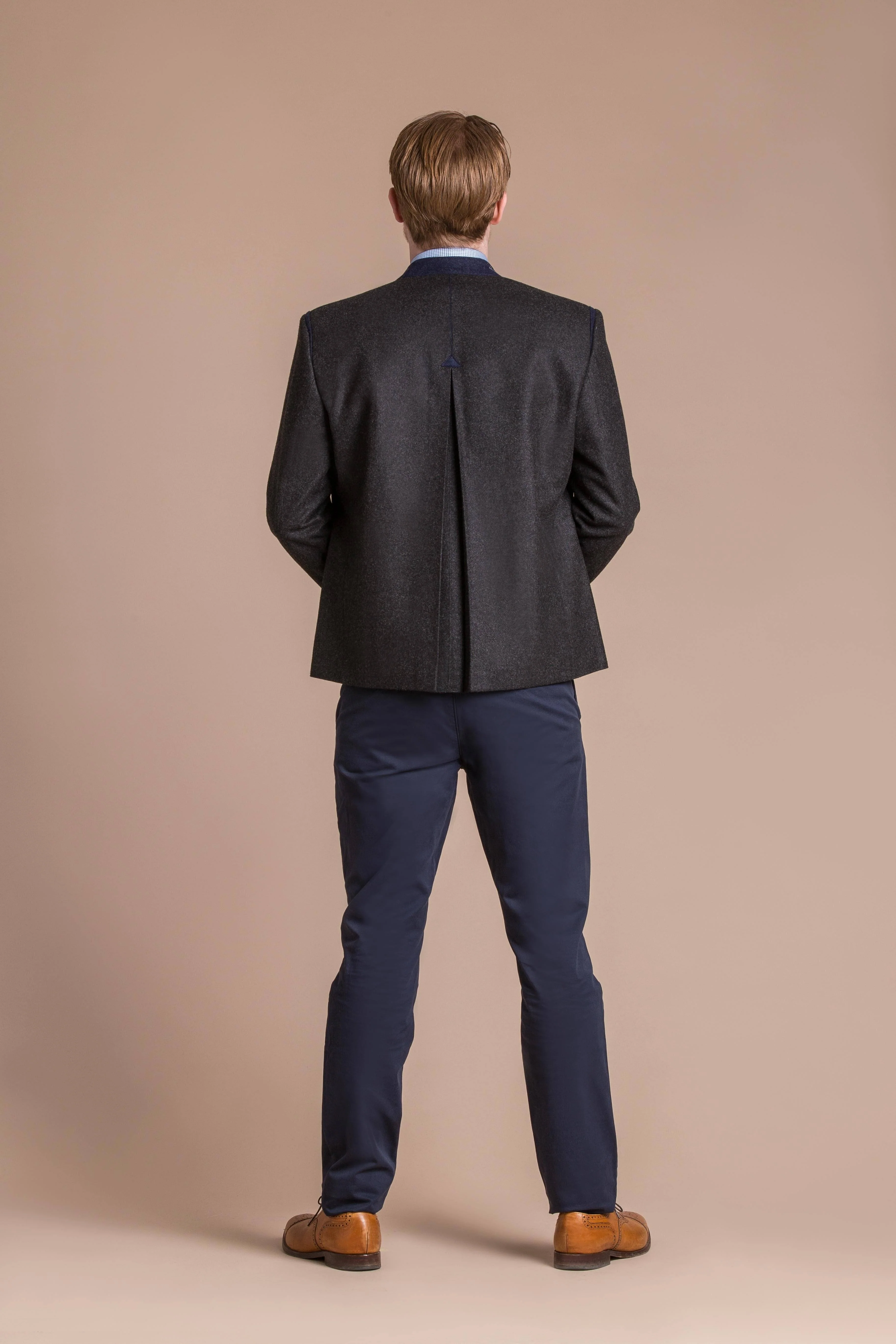 Edelmann - Men's Austrian Trachten Jacket - 100% Merino Loden Wool - Image 4