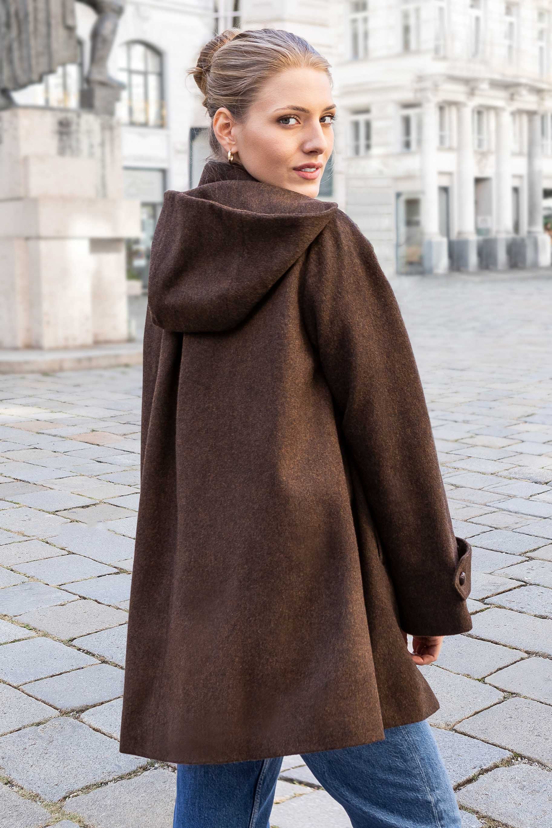 Nadya Loden Coat in Green - Image 4