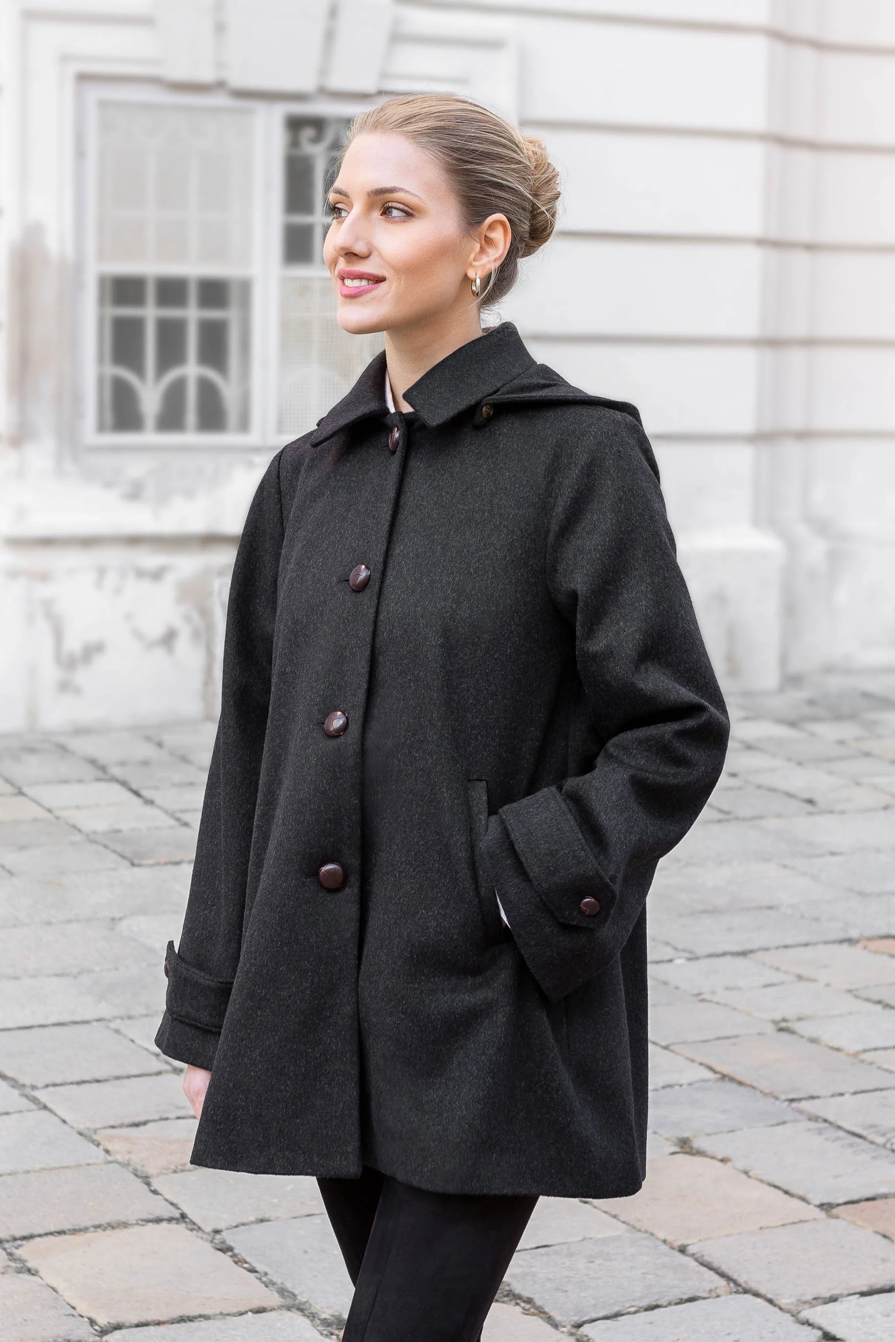 Nadya Loden Coat in Green - Image 6