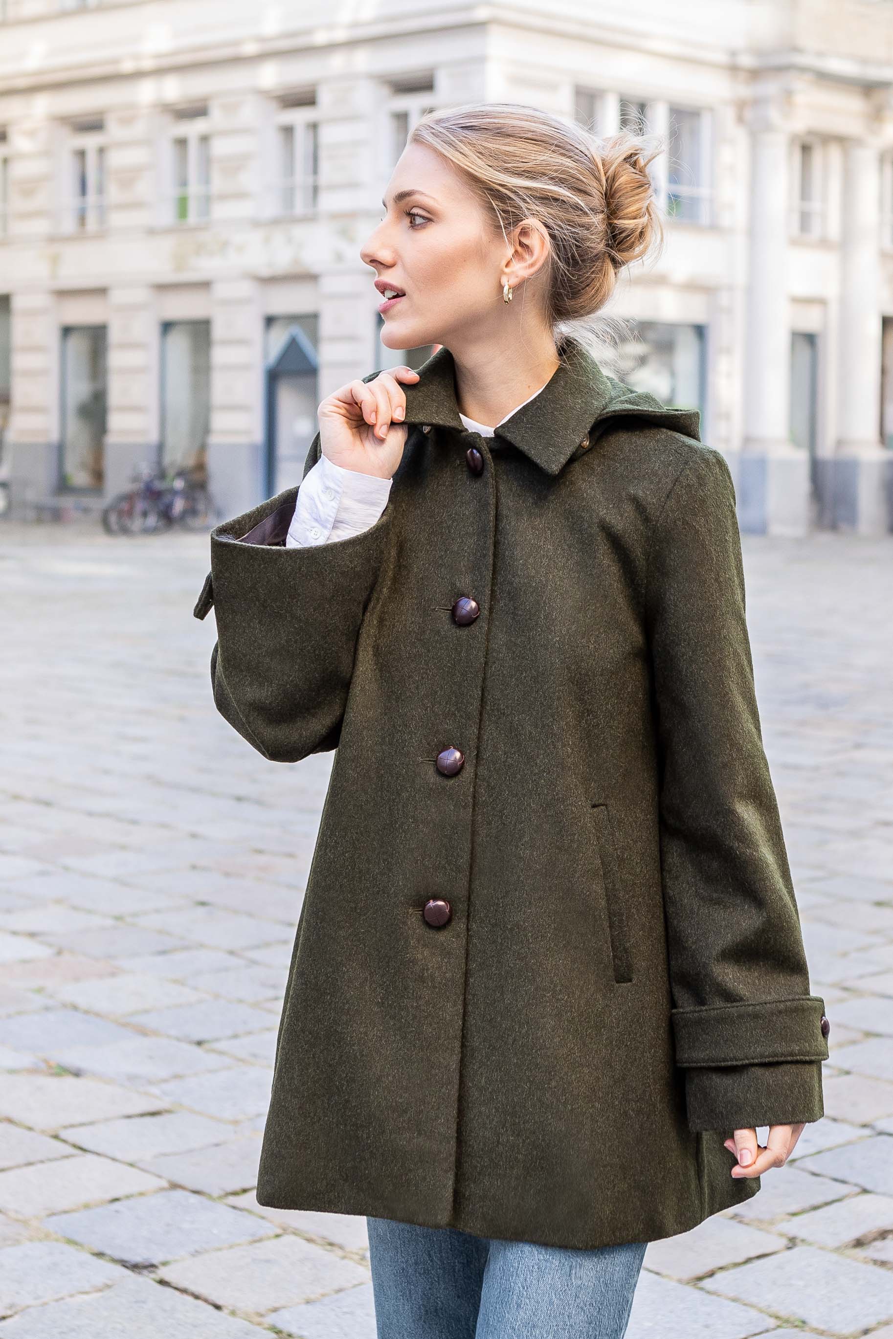 Nadya Loden Coat in Camel - Image 4