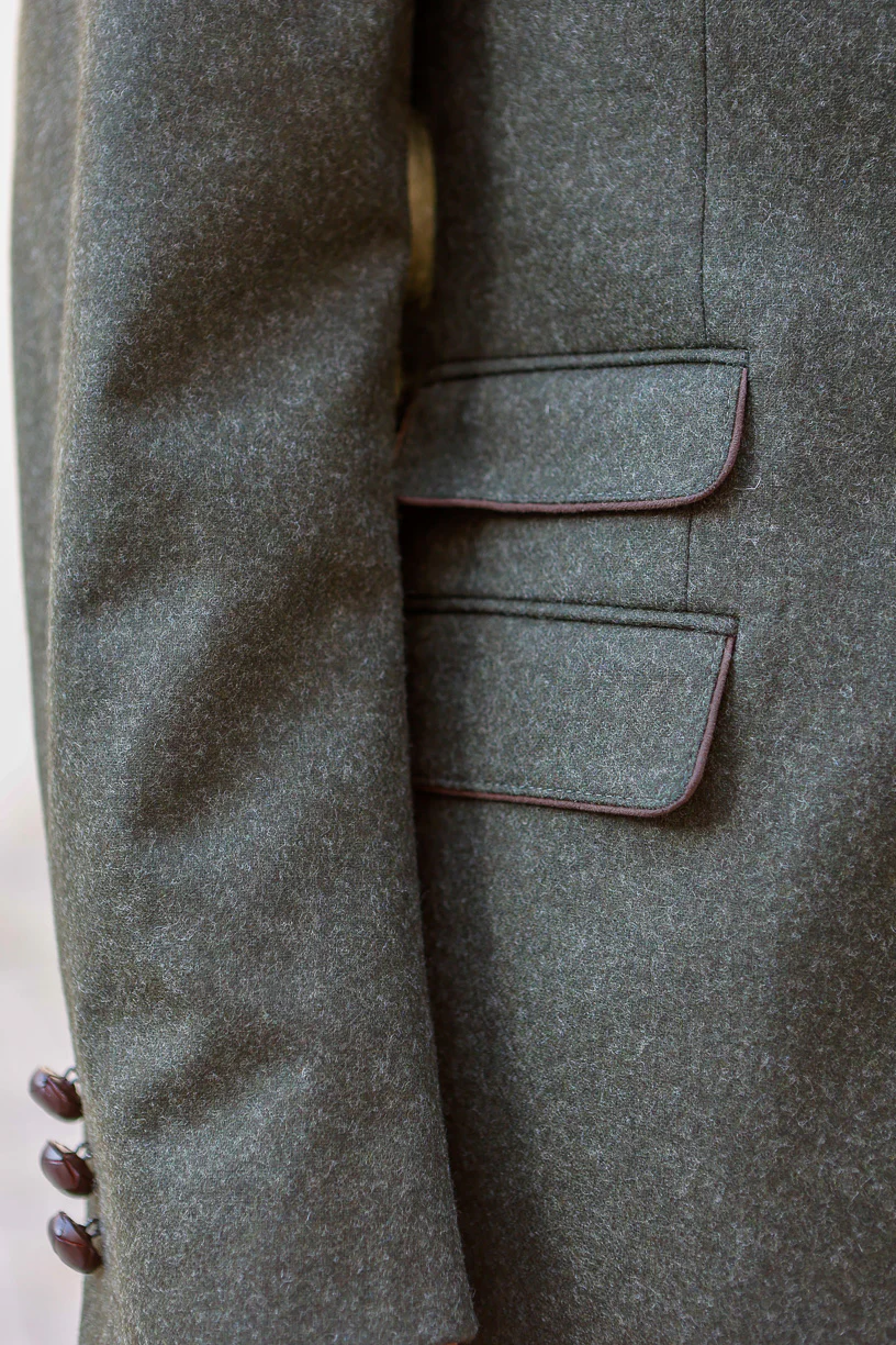Edward - Classic Austrian Jacket in Olive - Image 3