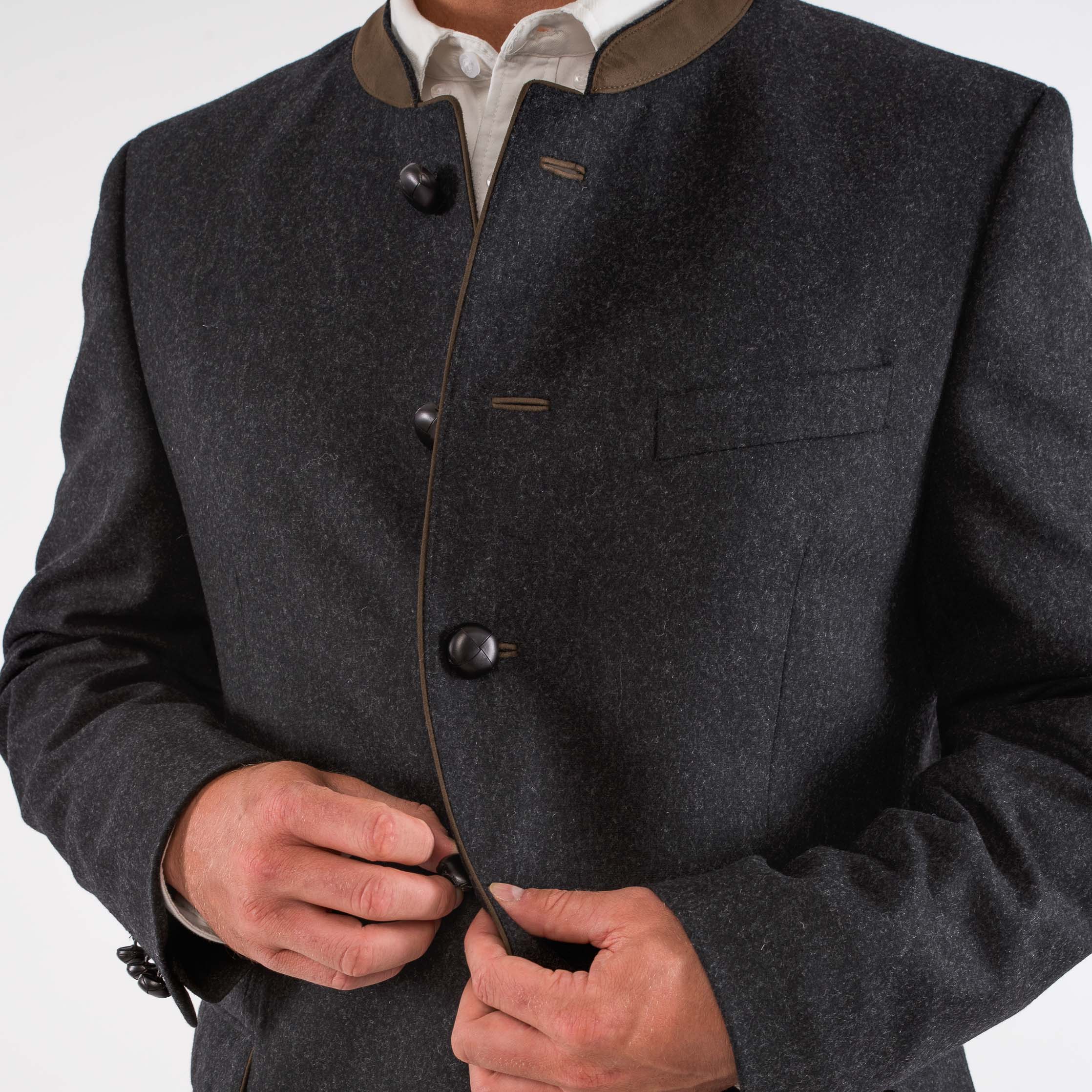 Edward - Classic Austrian Jacket in Charcoal - Image 6