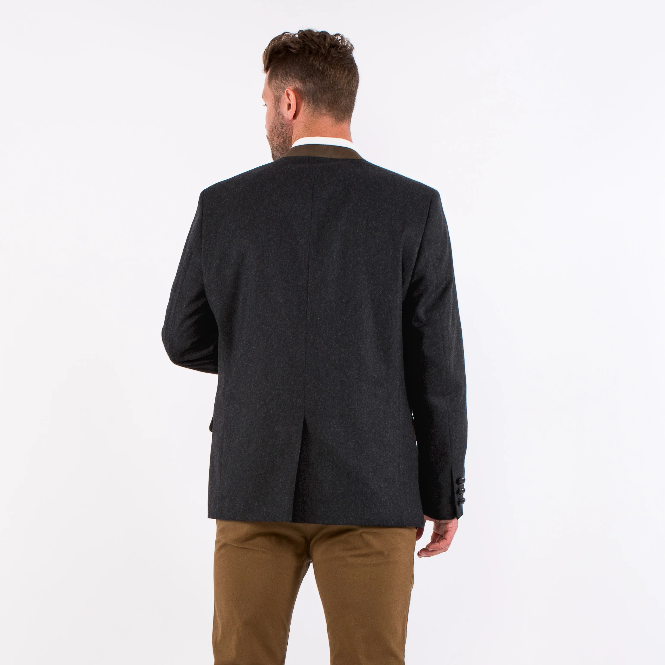 Edward - Classic Austrian Jacket in Charcoal - Image 8