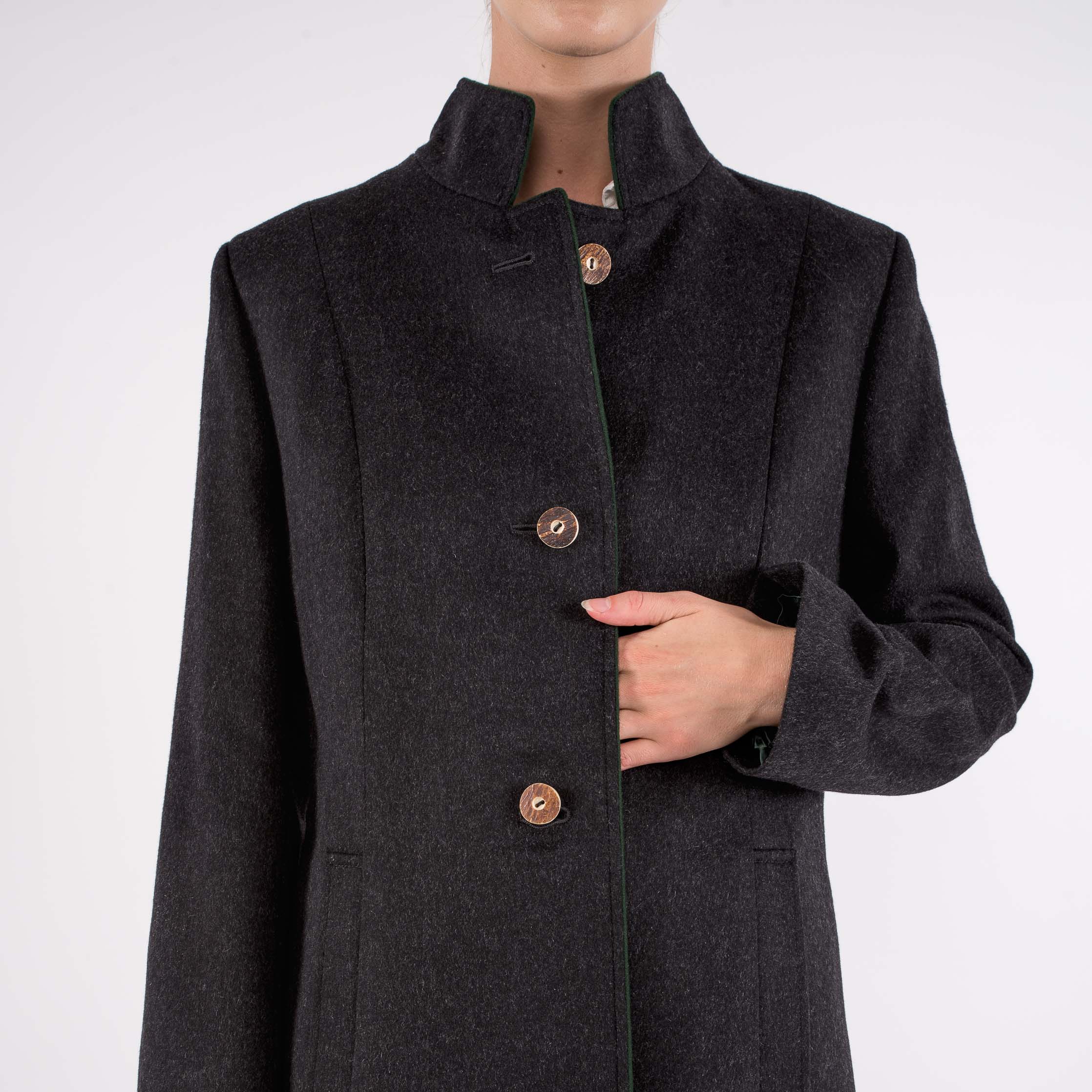 Florentina - Women's Full Length Austrian Loden Coat - Image 4