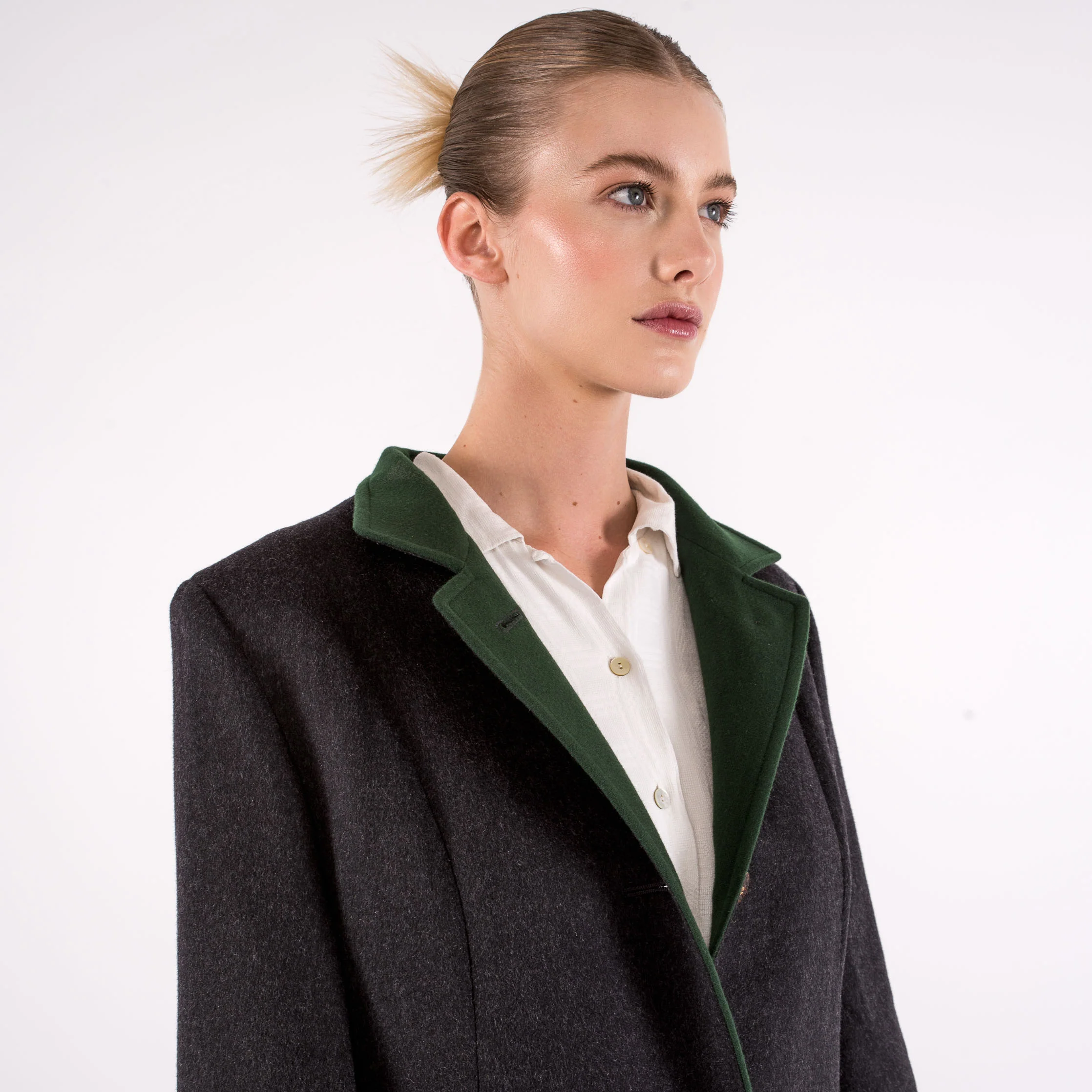 Florentina - Women's Full Length Austrian Loden Coat - Image 5