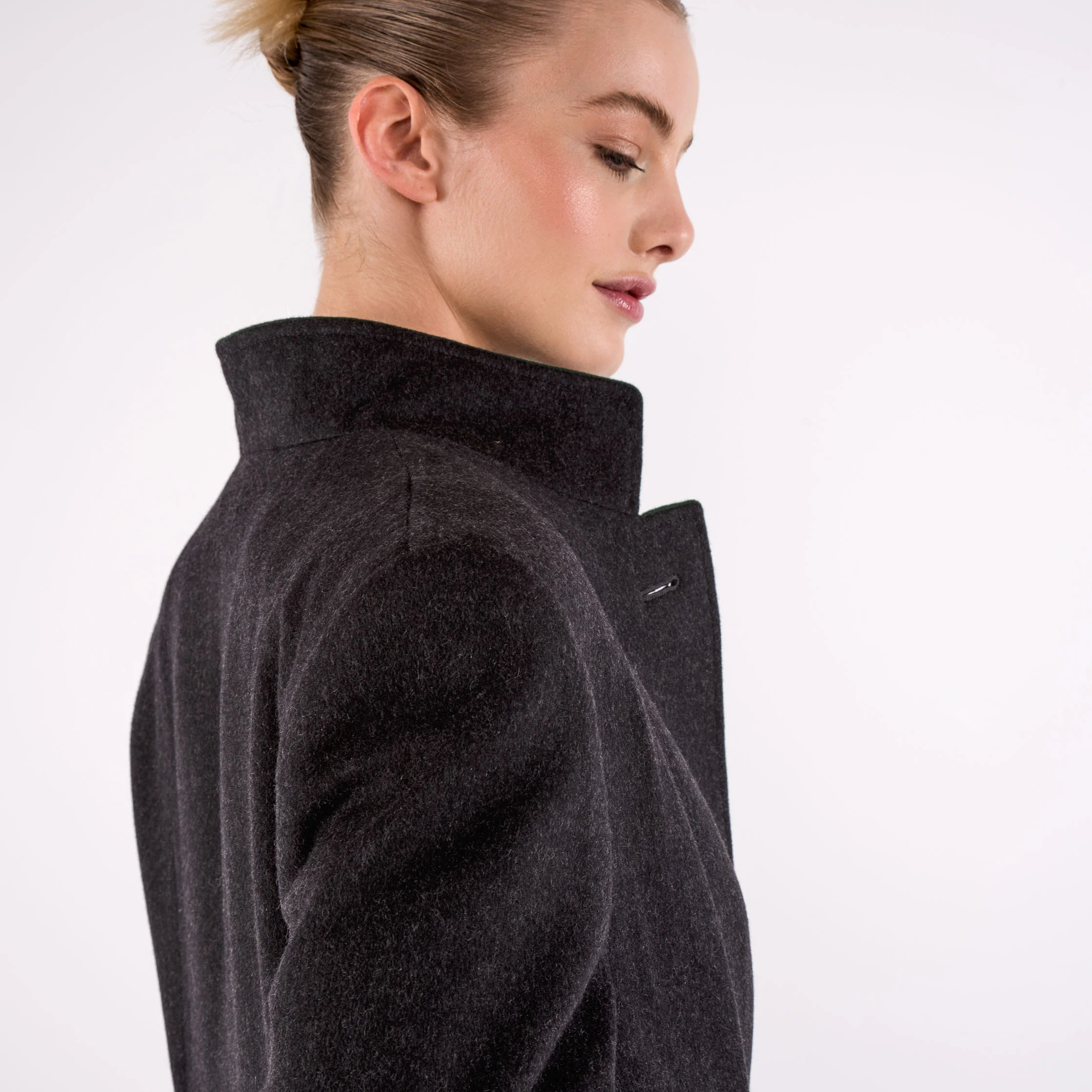 Florentina - Women's Full Length Austrian Loden Coat - Image 6
