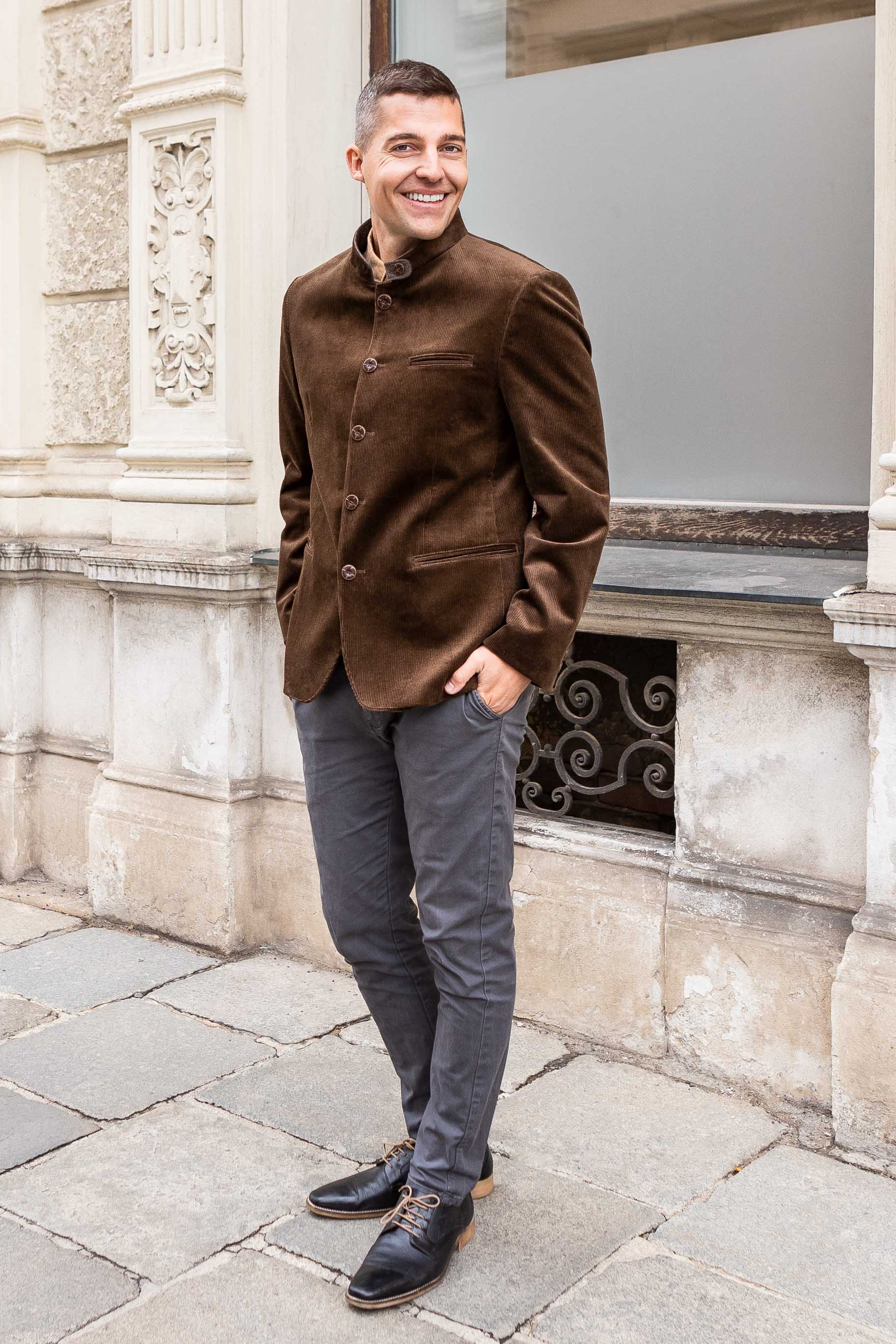 Gamlitz Men's Alpine Corduroy Jacket - Image 3