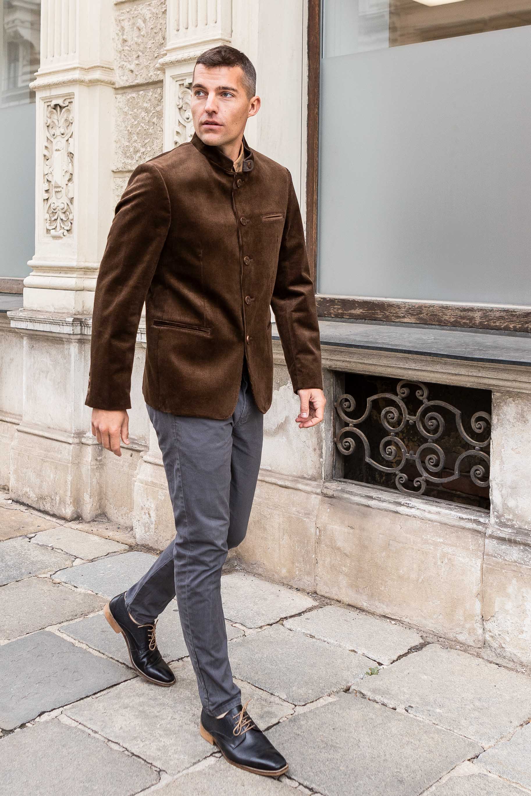 Gamlitz Men's Alpine Corduroy Jacket - Image 5