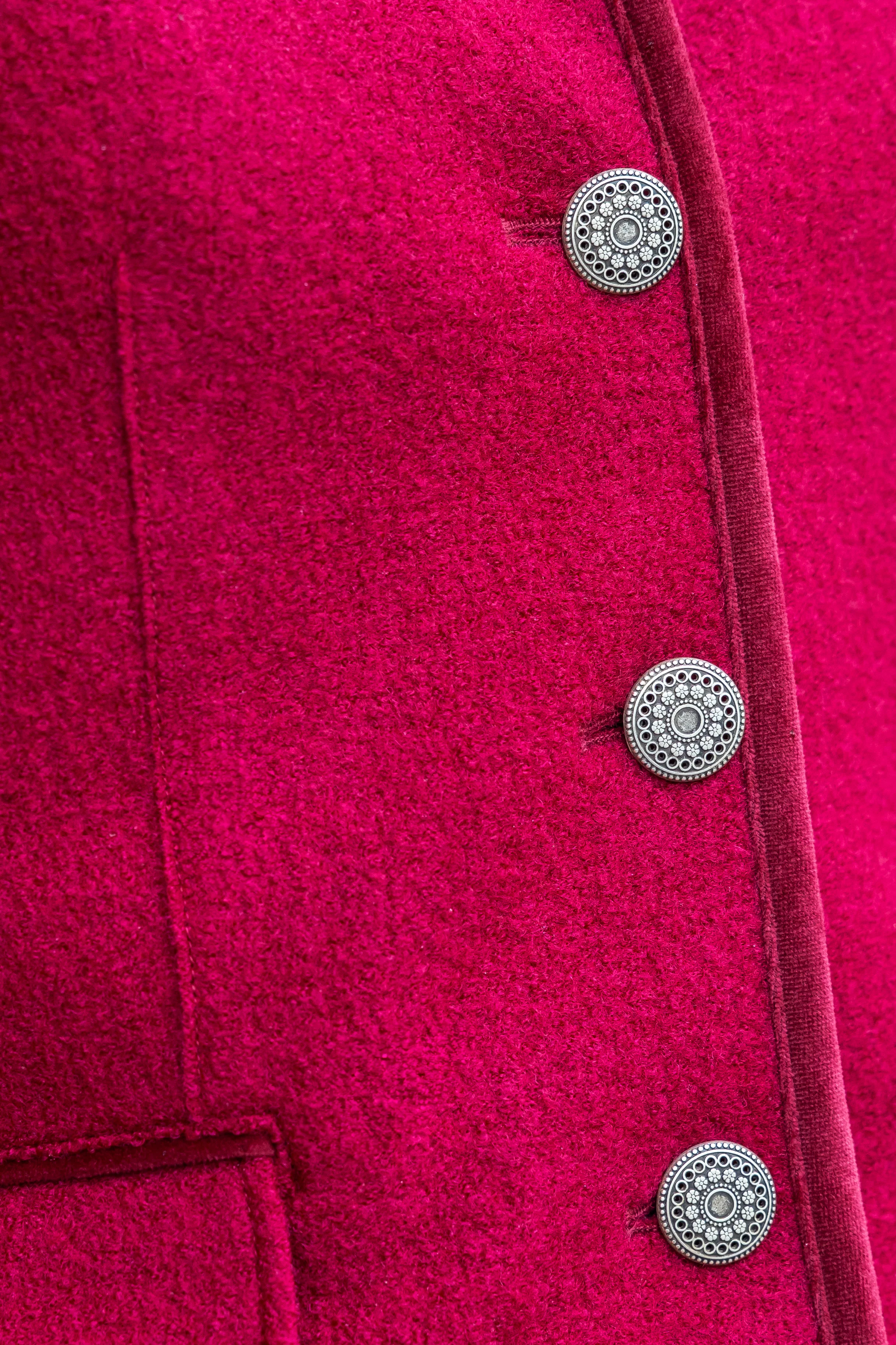Lara - Pure Felted Wool Austrian Cardigan Lined Sleeves - Image 4