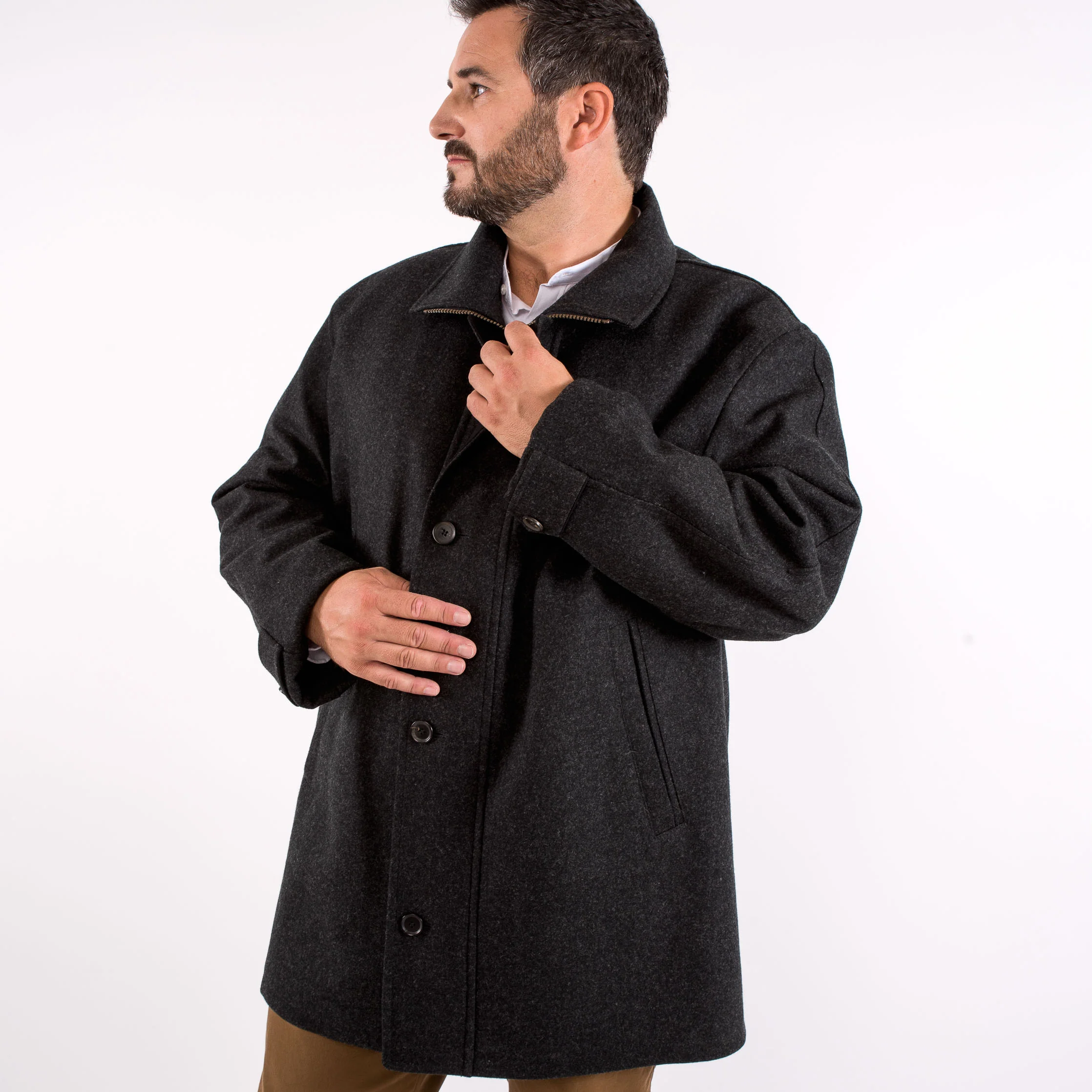 Liezen - Loden Wool Cruiser Winter Coat - Image 4