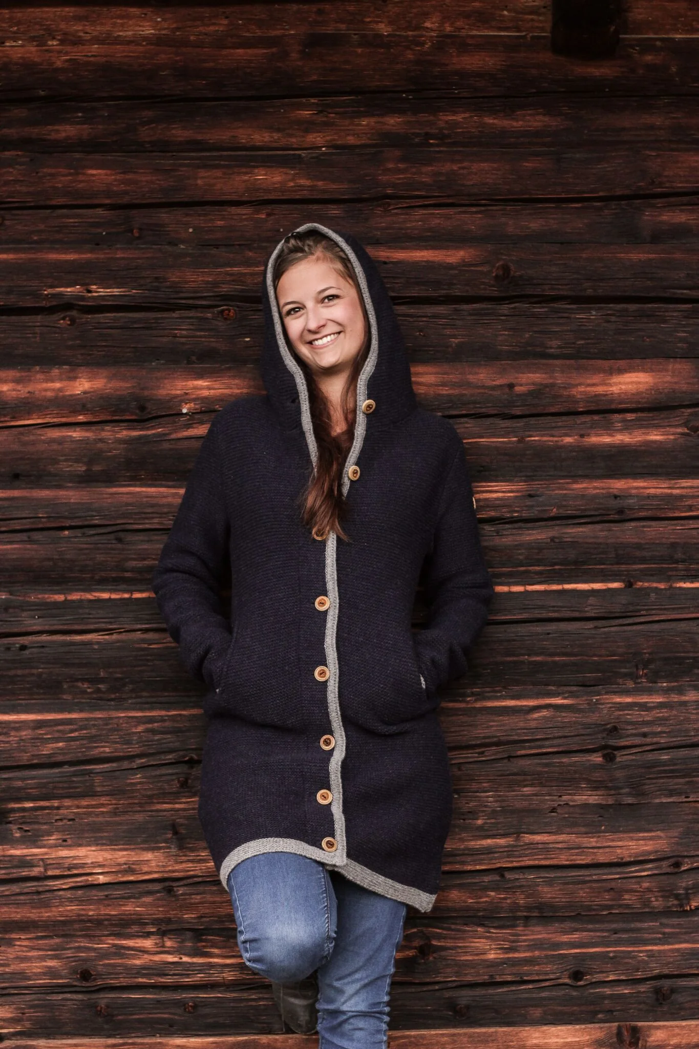 Mecida - Pure Merino Lambswool Women's Trachten Jacket - Image 3