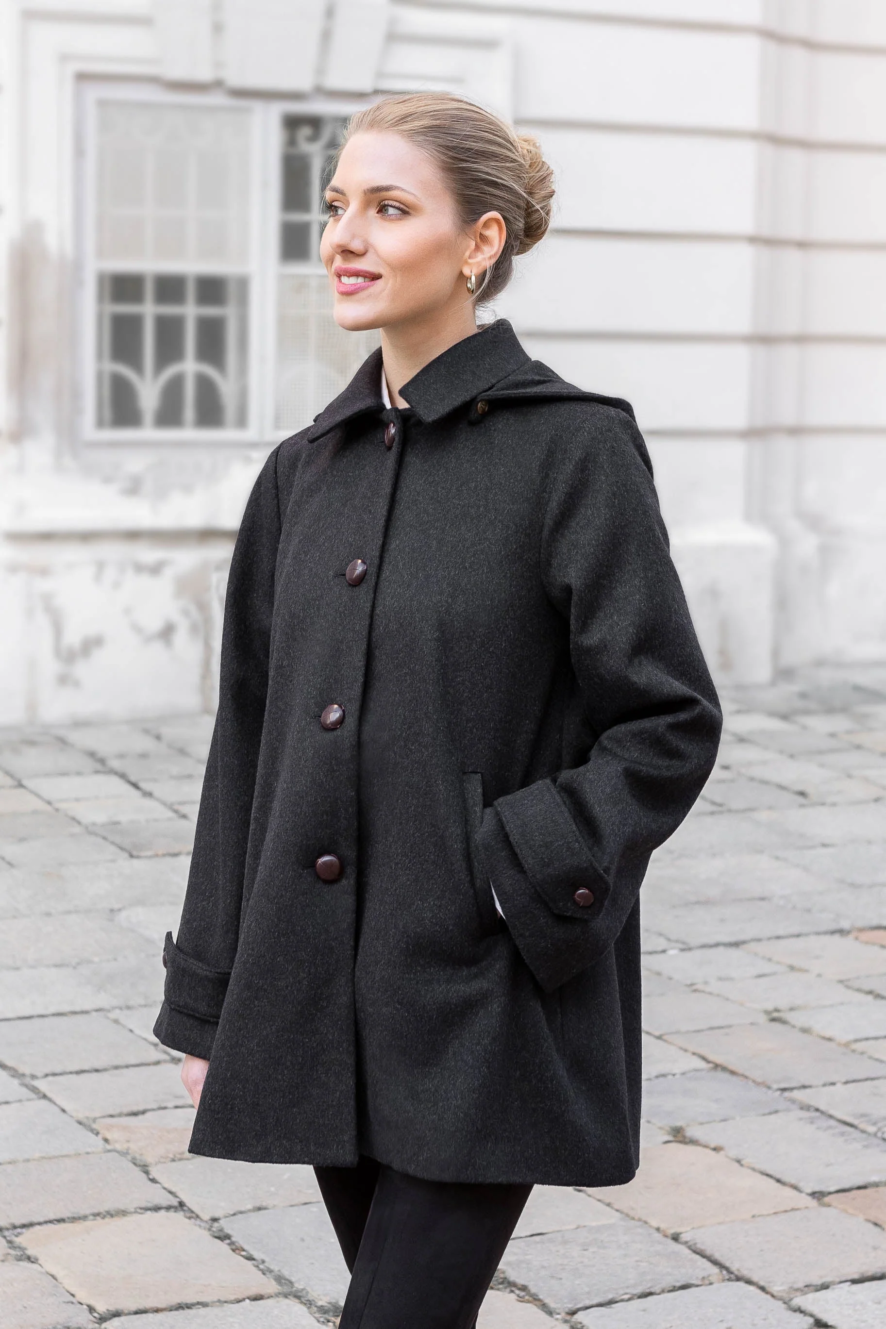 Nadya Loden Coat in Tan - Image 7