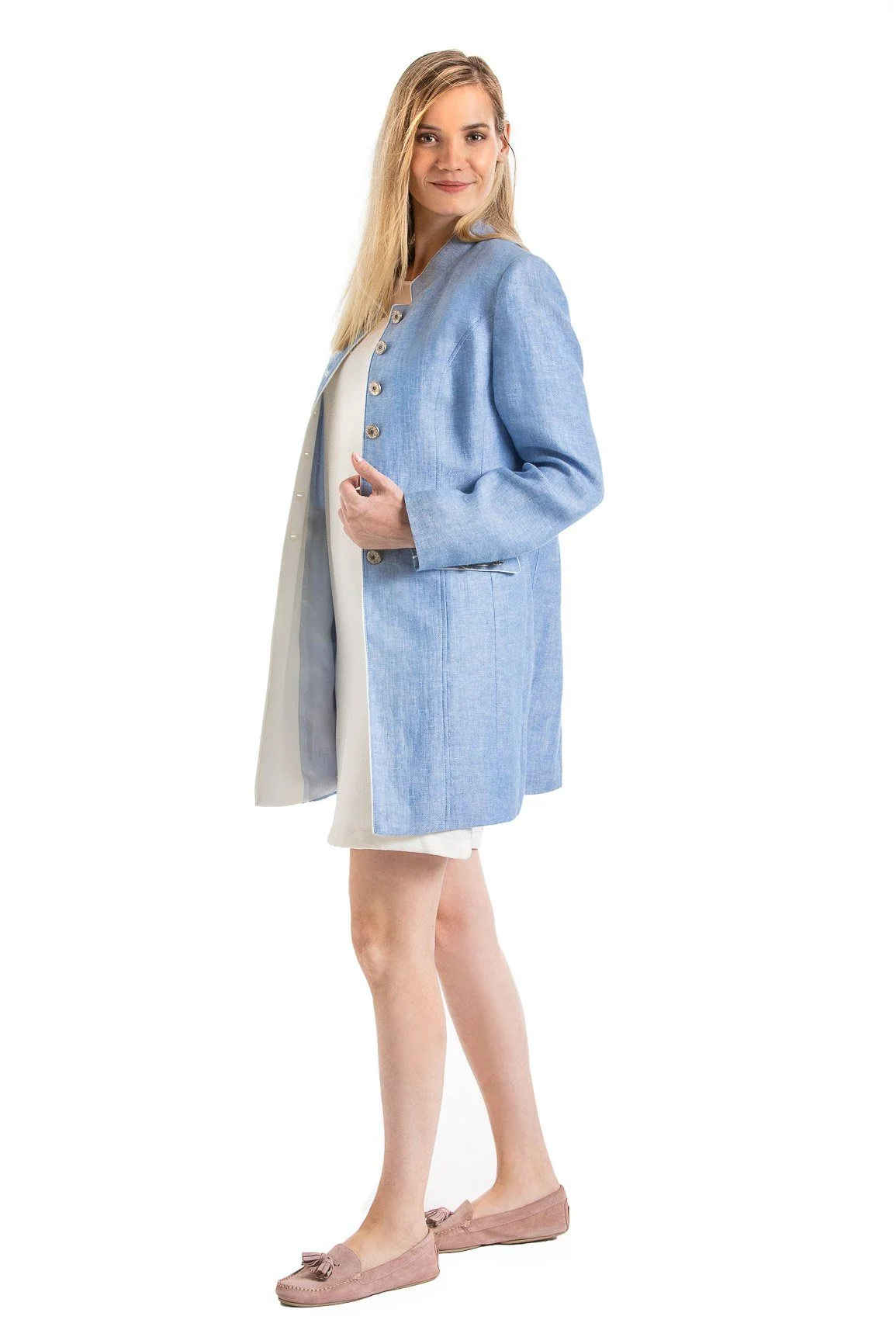 Nora - Women's Summer Alpine Linen Jacket - Image 10