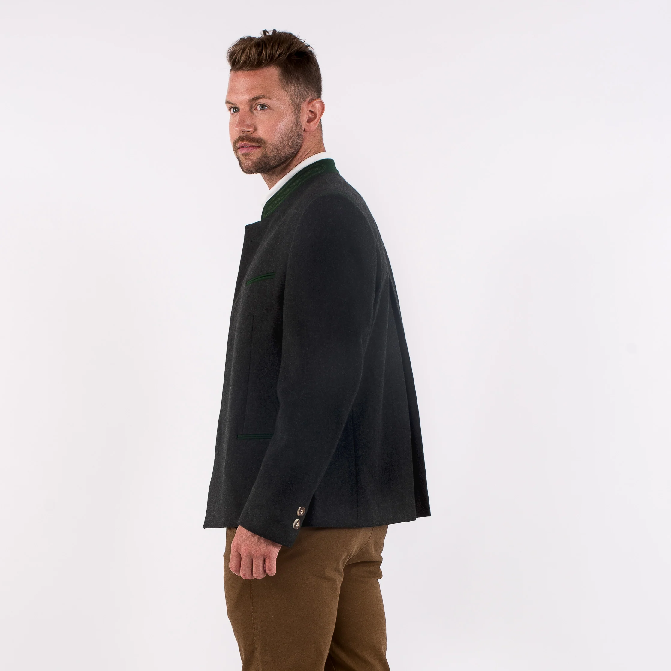 Men's Austrian Trachten Loden Jacket - Braumeister - Image 4