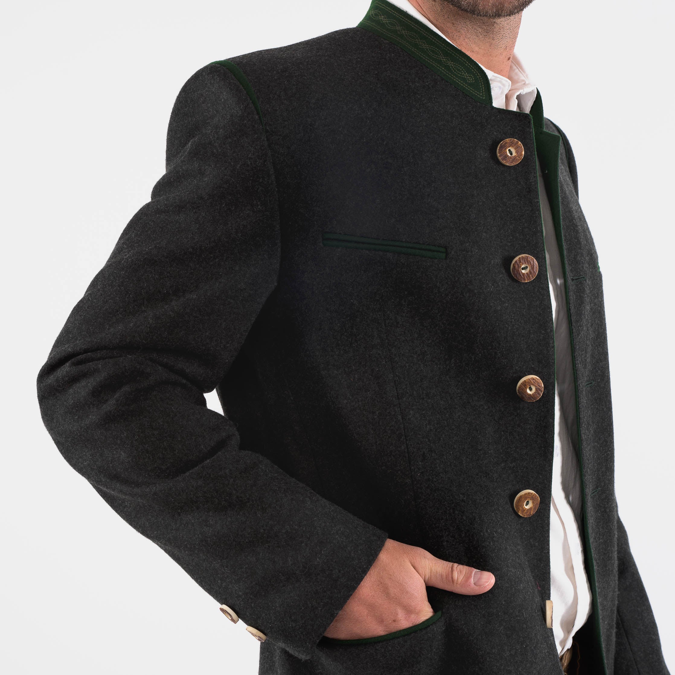 Men's Austrian Trachten Loden Jacket - Braumeister - Image 6