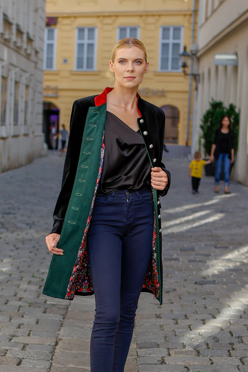 Selina - Velvet Tracht Jacket - Image 4
