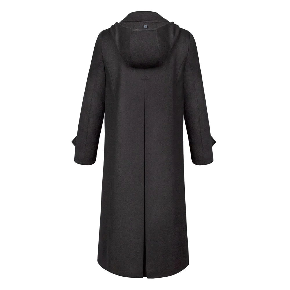 Silvia - Women's Traditional Loden Wool Coat in Charcoal - Image 7