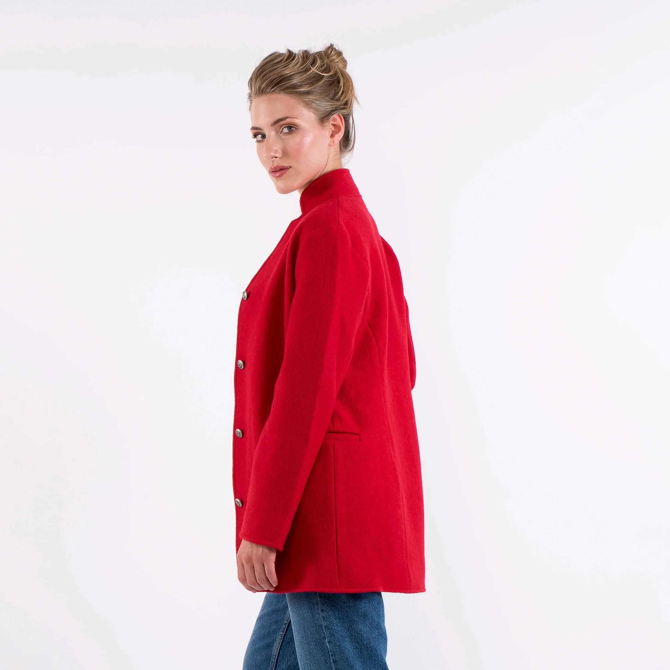 Salma Tyrolean Boiled Wool Jacket - Image 4