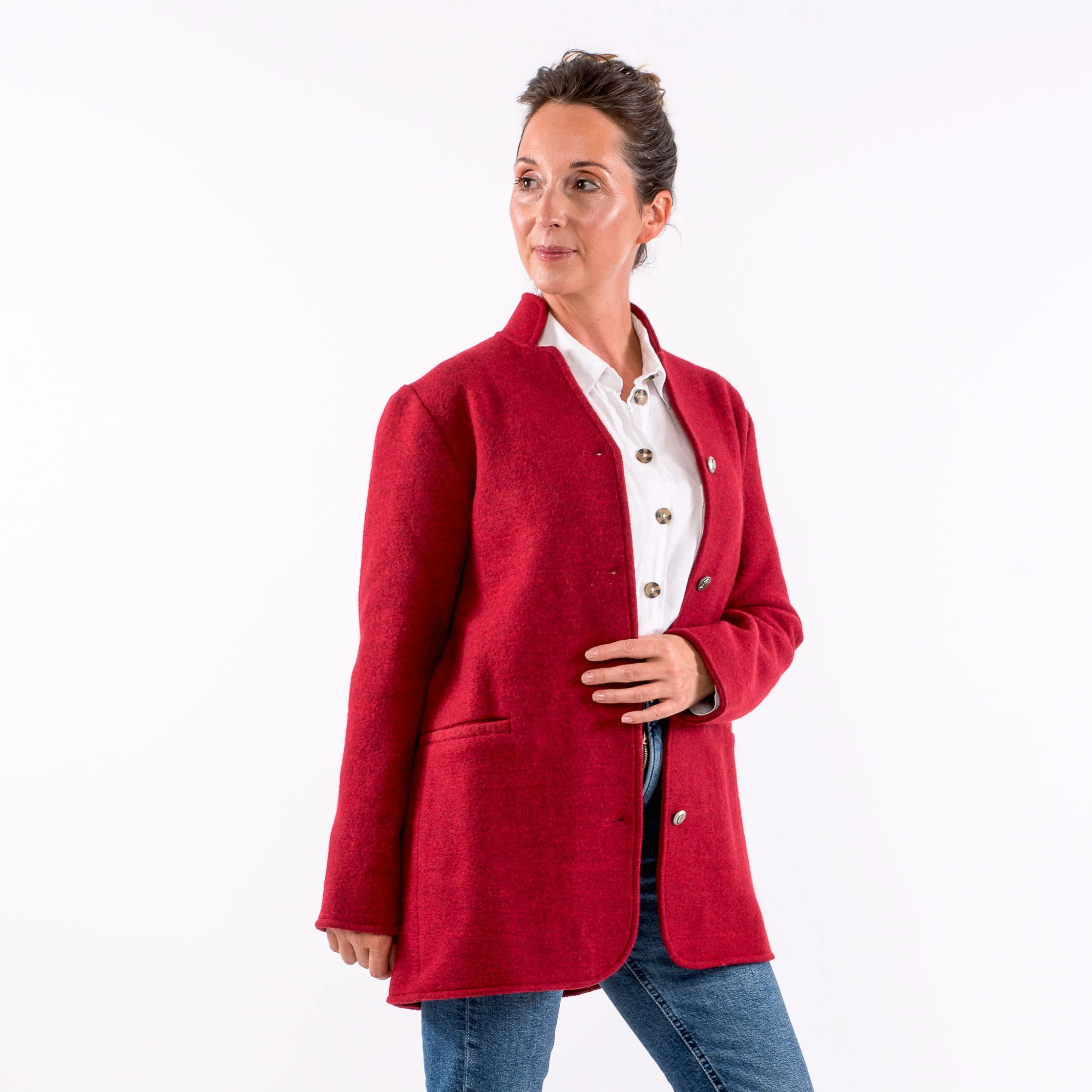 Salma Tyrolean Boiled Wool Jacket - Image 9