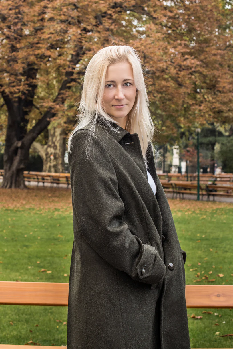 Silvia - Women's Traditional Loden Wool Coat in Green - Image 6
